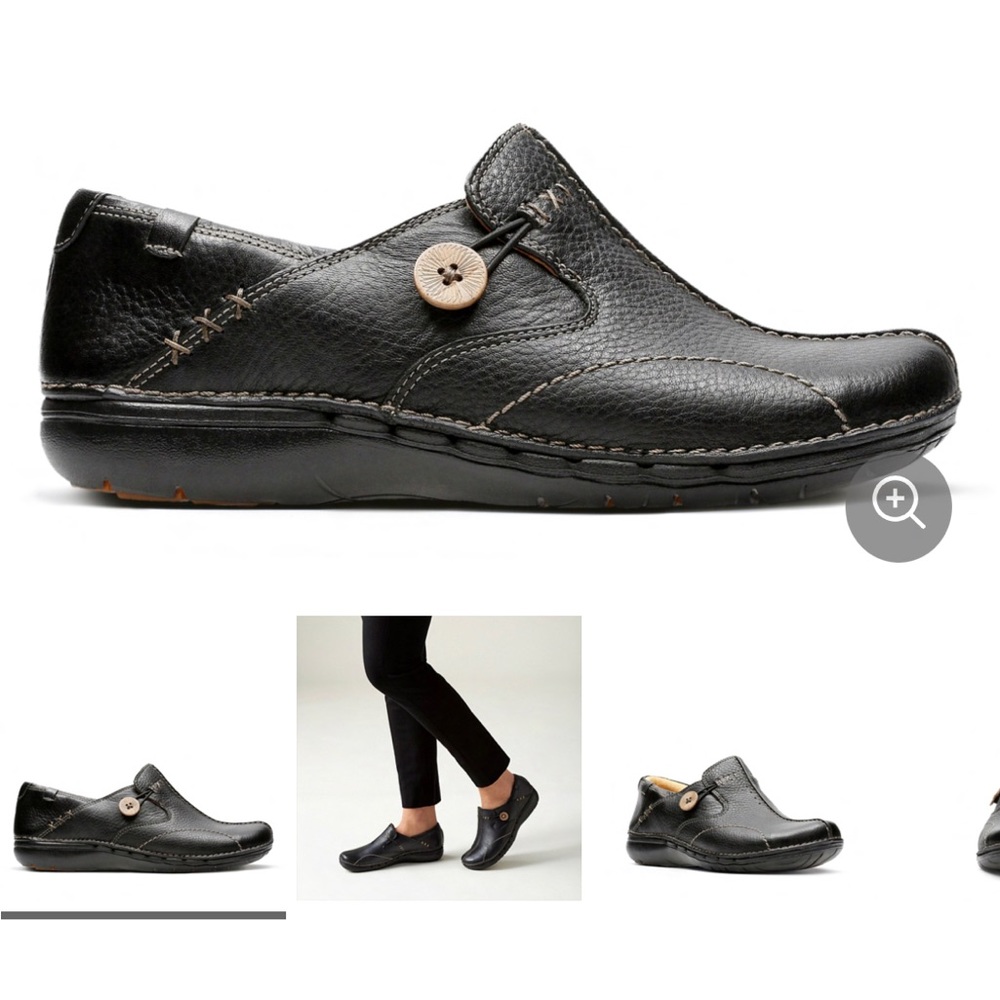 Clark’s Un-Loop shoe in black size 11